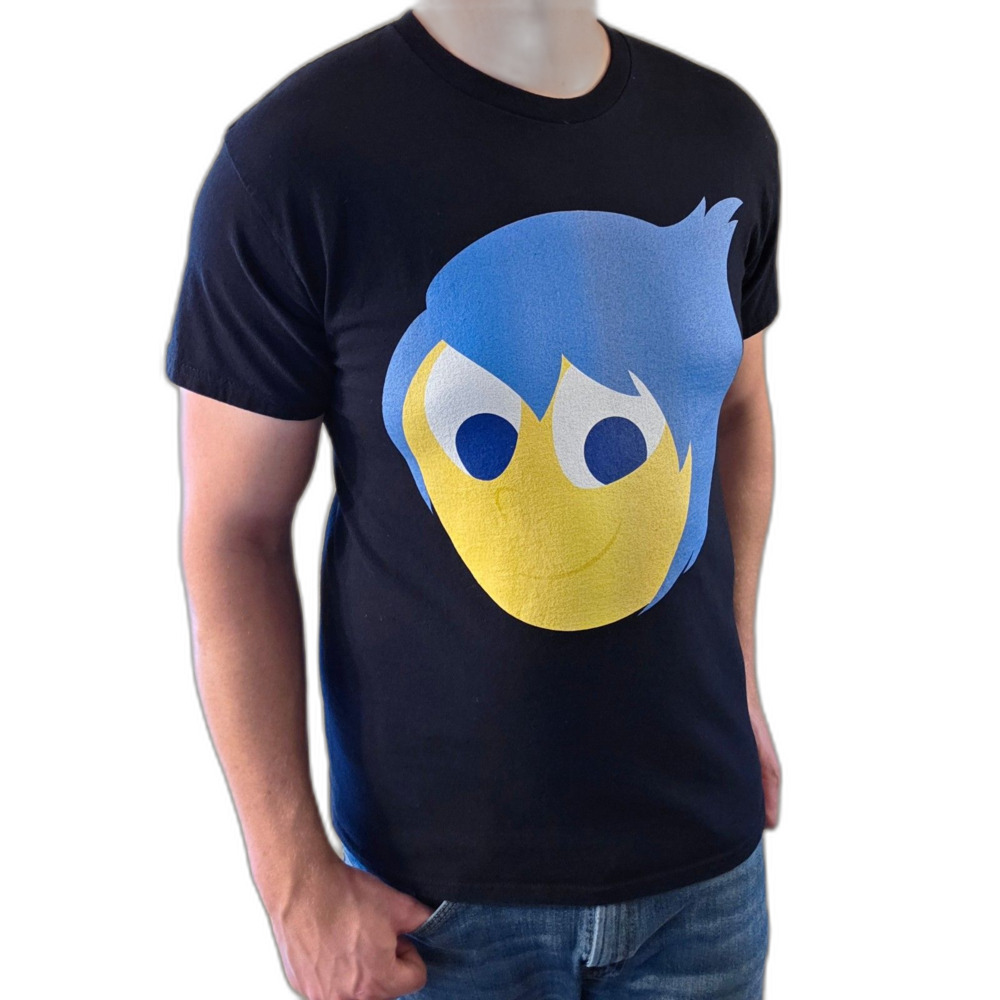 Inside Out Shirt Joy Disney Pixar Large Black Short Sleeve Tee Gildan